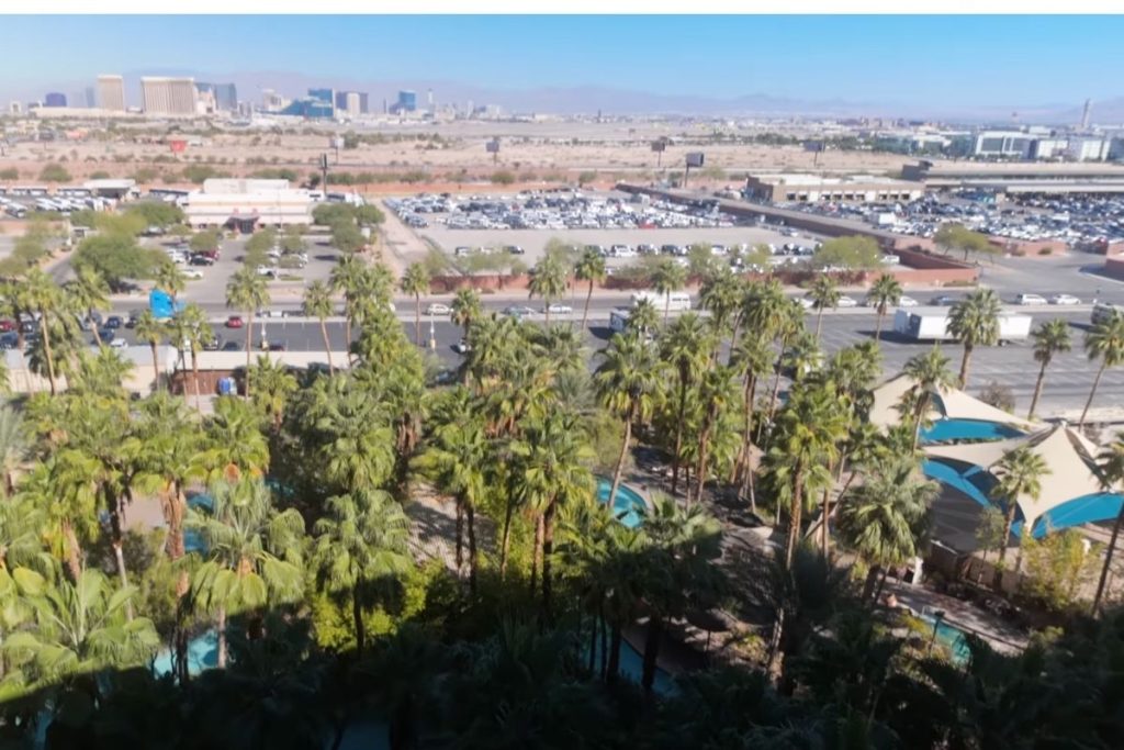 Overview of Las Vegas.