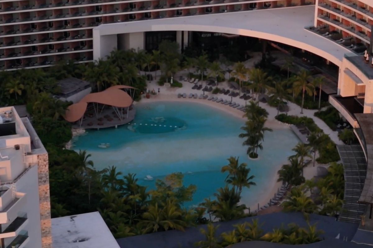 Secrets Moxche aerial view.