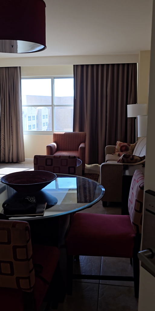 Other living room area in our room at Grandview Las Vegas.
