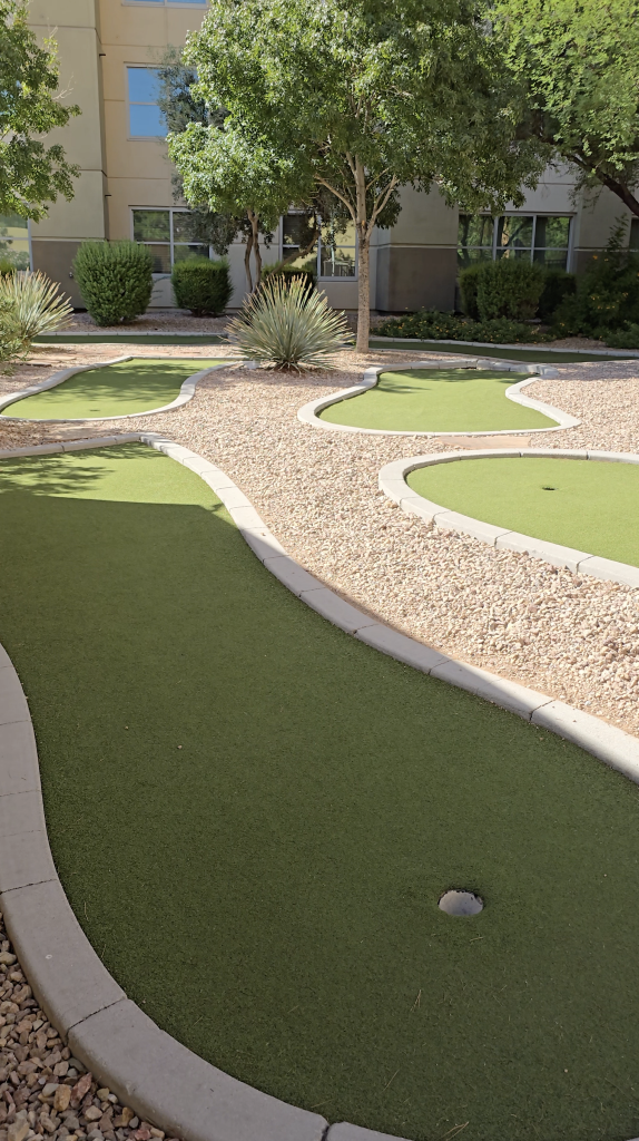 Mini golf area at Grandview.