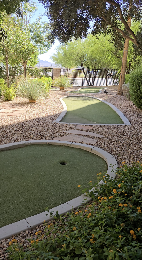 Mini golf area at Grandview.