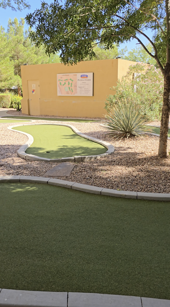 Mini golf area at Grandview.