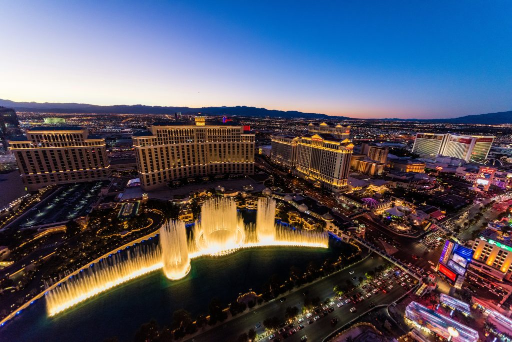 Overview of Las Vegas.